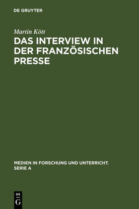 Kött | Das Interview in der französischen Presse | Buch | 978-3-484-34053-4 | sack.de