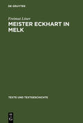 Löser |  Meister Eckhart in Melk | Buch |  Sack Fachmedien