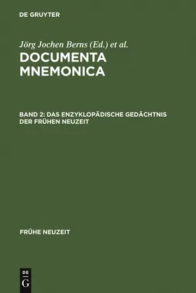 Berns | Das enzyklopädische Gedächtnis der Frühen Neuzeit | Buch | 978-3-484-36543-8 | www.sack.de