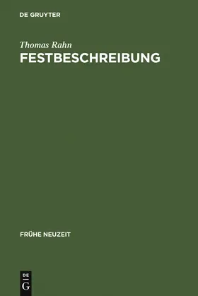 Rahn |  Festbeschreibung | Buch |  Sack Fachmedien