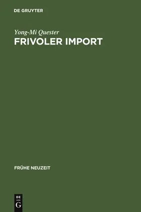 Quester |  Frivoler Import | Buch |  Sack Fachmedien