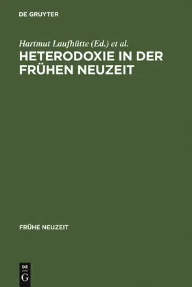Titzmann / Laufhütte |  Heterodoxie in der Frühen Neuzeit | Buch |  Sack Fachmedien