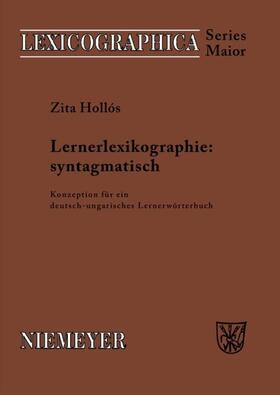 Hollós | Lernerlexikographie: syntagmatisch | Buch | 978-3-484-39116-1 | sack.de