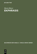 Klarer |  Ekphrasis | Buch |  Sack Fachmedien