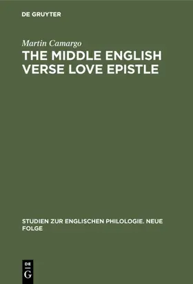 Camargo |  The Middle English Verse Love Epistle | Buch |  Sack Fachmedien