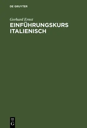 Ernst |  Einführungskurs Italienisch | Buch |  Sack Fachmedien