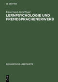 Vogel |  Lernpsychologie und Fremdsprachenerwerb | Buch |  Sack Fachmedien