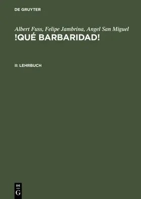 Fuß / Jambrina | Lehrbuch | Buch | 978-3-484-50212-3 | www.sack.de