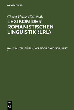 Holtus / Schmitt / Metzeltin | Italienisch, Korsisch, Sardisch | Buch | 978-3-484-50234-5 | sack.de