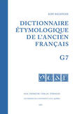 Städtler / Baldinger |  Dictionnaire étymologique de l¿ancien français (DEAF). Buchstabe G. Fasc 7 | Buch |  Sack Fachmedien