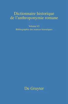 Cano González |  Bibliographie des sources historiques | Buch |  Sack Fachmedien