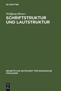 Börner |  Schriftstruktur und Lautstruktur | Buch |  Sack Fachmedien