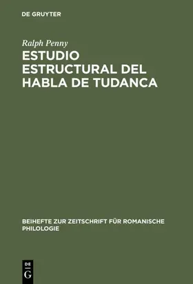 Penny |  Estudio estructural del habla de Tudanca | Buch |  Sack Fachmedien