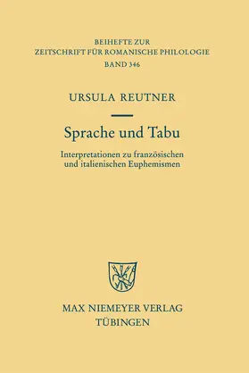 Reutner |  Sprache und Tabu | Buch |  Sack Fachmedien