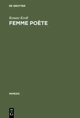 Kroll | Femme poète | Buch | 978-3-484-55023-0 | sack.de