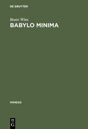 Wins | Babylo minima | Buch | 978-3-484-55028-5 | sack.de