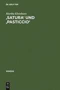 Kleinhans |  'Satura' und 'pasticcio' | Buch |  Sack Fachmedien