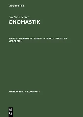  Namensysteme im interkulturellen Vergleich | Buch |  Sack Fachmedien