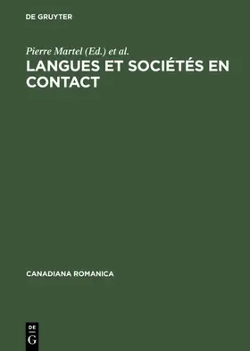 Maurais / Martel | Langues et sociétés en contact | Buch | 978-3-484-56008-6 | sack.de