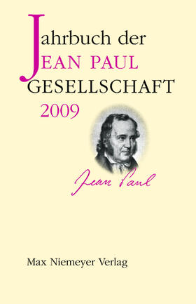 Dangel-Pelloquin / Pfotenhauer / Schmitz-Emans |  Jahrbuch der Jean-Paul-Gesellschaft | Buch |  Sack Fachmedien