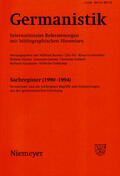 Barner / Fix / Grubmüller |  Germanistik, Sachregister (1990-1994) | Buch |  Sack Fachmedien