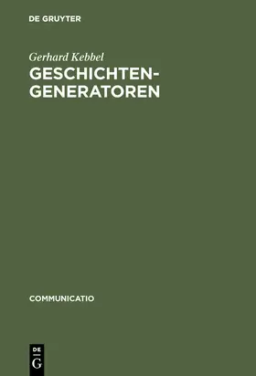Kebbel | Geschichtengeneratoren | Buch | 978-3-484-63002-4 | www.sack.de