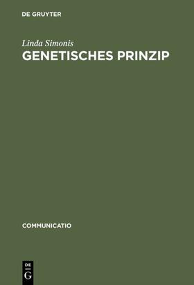 Simonis |  Genetisches Prinzip | Buch |  Sack Fachmedien