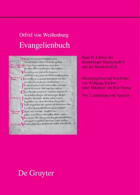 Hellgardt / Kleiber |  Edition der Heidelberger Handschrift P (Codex Pal. Lat. 52) und der Handschrift D (Codex Discissus: Bonn, Berlin/Krakau, Wolfenbüttel) | Buch |  Sack Fachmedien