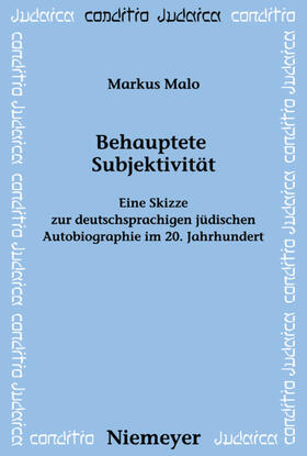 Malo | Behauptete Subjektivität | Buch | 978-3-484-65174-6 | sack.de