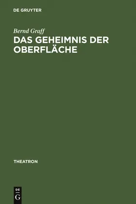Graff | Das Geheimnis der Oberfläche | Buch | 978-3-484-66009-0 | sack.de
