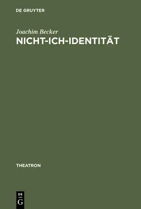 Becker | Nicht-Ich-Identität | Buch | 978-3-484-66025-0 | sack.de