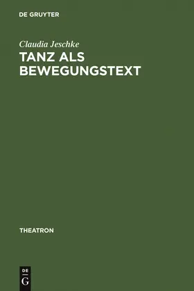 Jeschke |  Tanz als BewegungsText | Buch |  Sack Fachmedien
