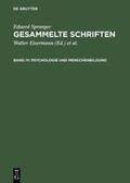 Spranger / Bähr / Eisermann |  Psychologie und Menschenbildung | Buch |  Sack Fachmedien