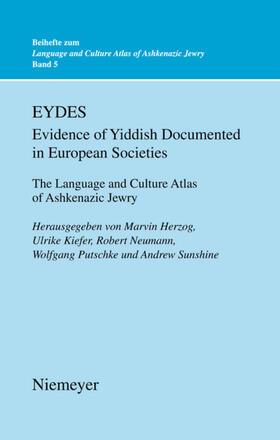 Herzog / Kiefer / Neumann | EYDES (Evidence of Yiddish Documented in European Societies) | Buch | 978-3-484-73105-9 | sack.de