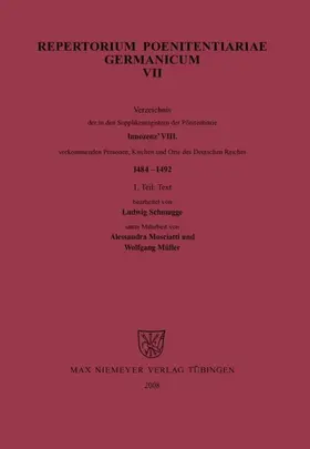 Schmugge / Schneider-Schmugge |  Innozenz VIII. (1484-1492) | Buch |  Sack Fachmedien