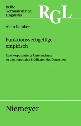 Kamber | Funktionsverbgefüge - empirisch | E-Book | www.sack.de