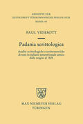 Videsott |  Padania scrittologica | eBook | Sack Fachmedien