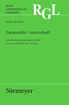 Steiner | Dargestellte Autorschaft | E-Book | sack.de