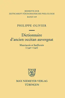 Olivier | Dictionnaire d'ancien occitan auvergnat | E-Book | sack.de