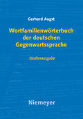 Augst |  Wortfamilienwörterbuch der deutschen Gegenwartssprache | eBook | Sack Fachmedien