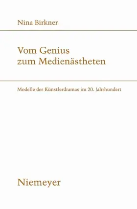 Birkner |  Vom Genius zum Medienästheten | eBook | Sack Fachmedien