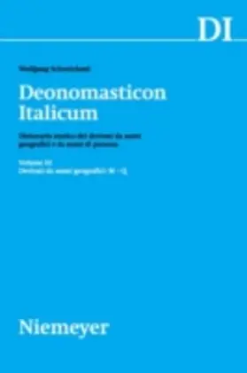 Schweickard |  Derivati da nomi geografici (M-Q) | eBook | Sack Fachmedien