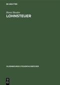 Hessler |  Lohnsteuer | Buch |  Sack Fachmedien
