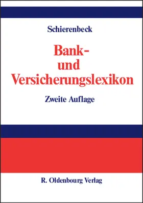 Schierenbeck |  Bank- und Versicherungslexikon | Buch |  Sack Fachmedien