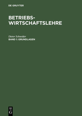 Schneider |  Grundlagen | Buch |  Sack Fachmedien