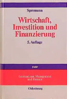 Spremann |  Wirtschaft, Investition und Finanzierung | Buch |  Sack Fachmedien