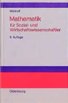Marinell |  Mathematik für Sozial- und Wirtschaftswissenschaftler | Buch |  Sack Fachmedien