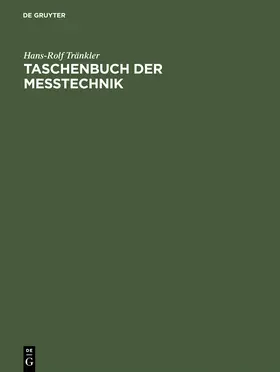 Tränkler |  Taschenbuch der Meßtechnik | Buch |  Sack Fachmedien