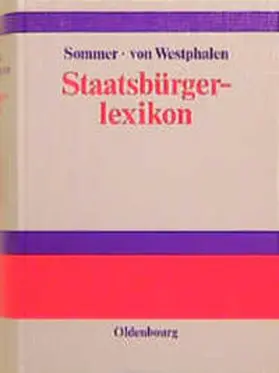 Sommer / Westphalen |  Staatsbürgerlexikon | Buch |  Sack Fachmedien