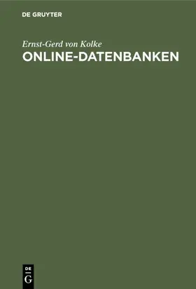 Kolke | Online-Datenbanken | Buch | 978-3-486-23749-8 | www.sack.de